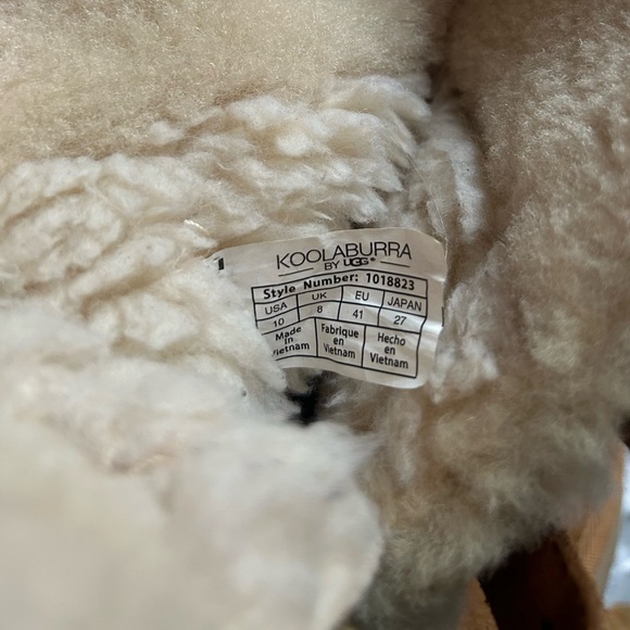 Kookaburra by Ugg chestnut brown leather boots with and soft fur inside - Picture 6 of 7